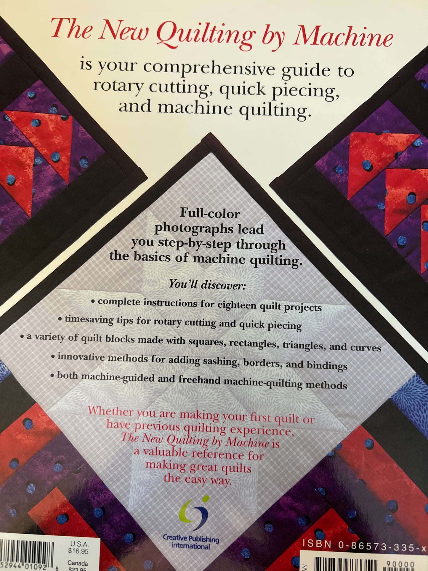Singer The New Quilting by Machine Book
