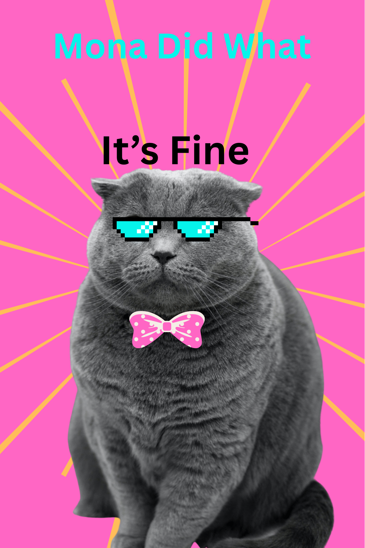 Mona Did What Sticker