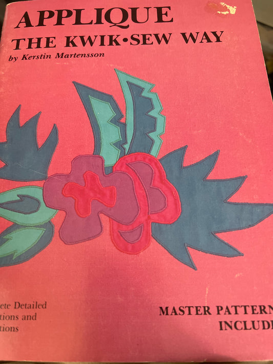 Applique The Kwik Sew Way