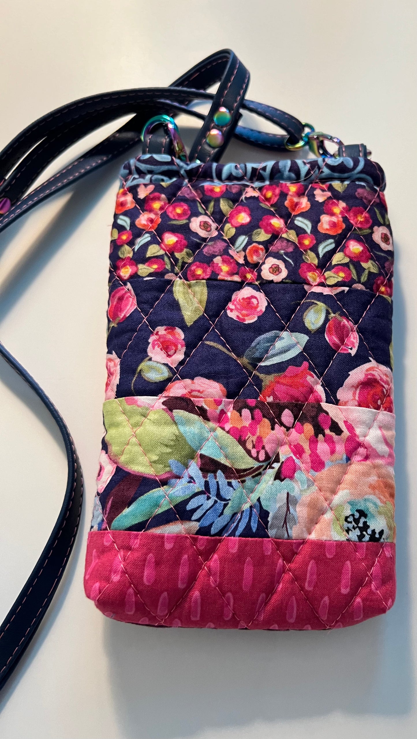 Quilted Phone Crossbody Bag