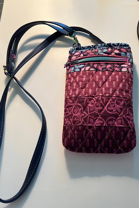 Quilted Phone Crossbody Bag